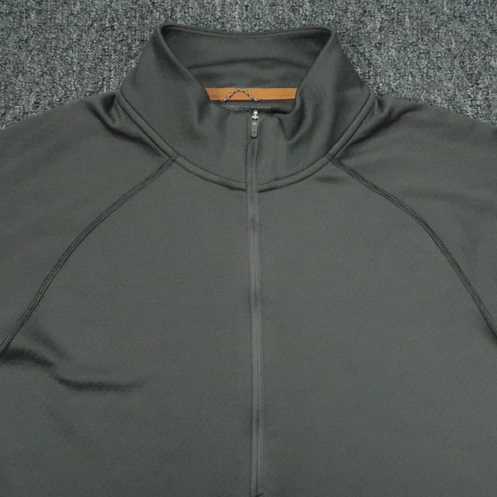 Patagonia Pullover Mens Large Gray Quarter Zip‎ Performance Capilene Midweight